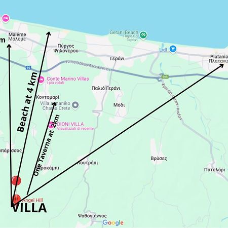 Angel Hill Villa Ξηροκάμπι Εξωτερικό φωτογραφία