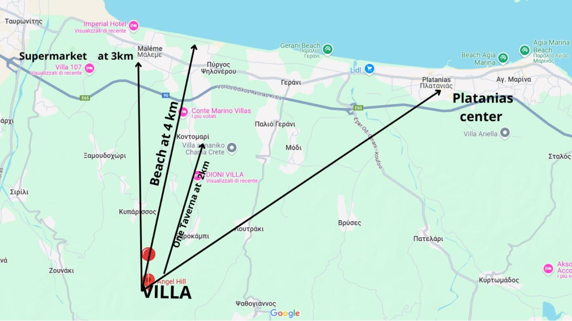 Angel Hill Villa Ξηροκάμπι Εξωτερικό φωτογραφία